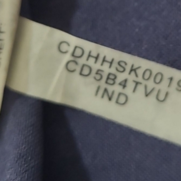 Calvin Klein Navy Sparkle Sleeveless Drape Gown Size 4 - Picture 7 of 14